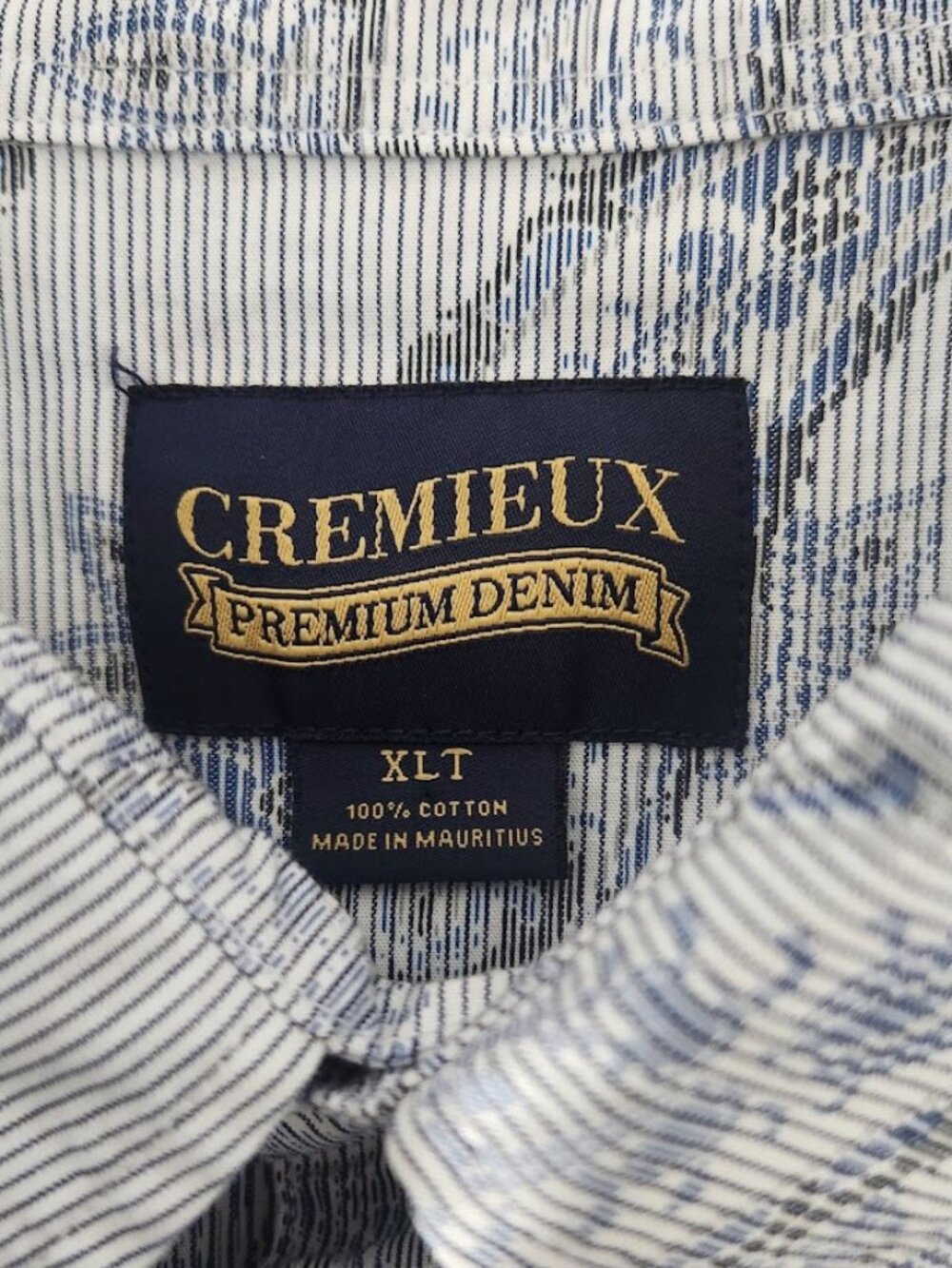 Cremieux Men's Short Sleeve Button-Down Shirt in Size XLT - Picture 3 of 3